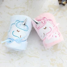 Фланелевое Одеяло с единорогом, фантазийные животные, детское дорожное одеяло-единорога, розовое/синее, подарок на день рождения для мальчиков и девочек, 80*100 см