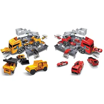 

ABS Container Truck Model Toys Children Diecasts Vehicles Model Building Kits Toy Kids Truck assemble Toys Boys Birthday Gift