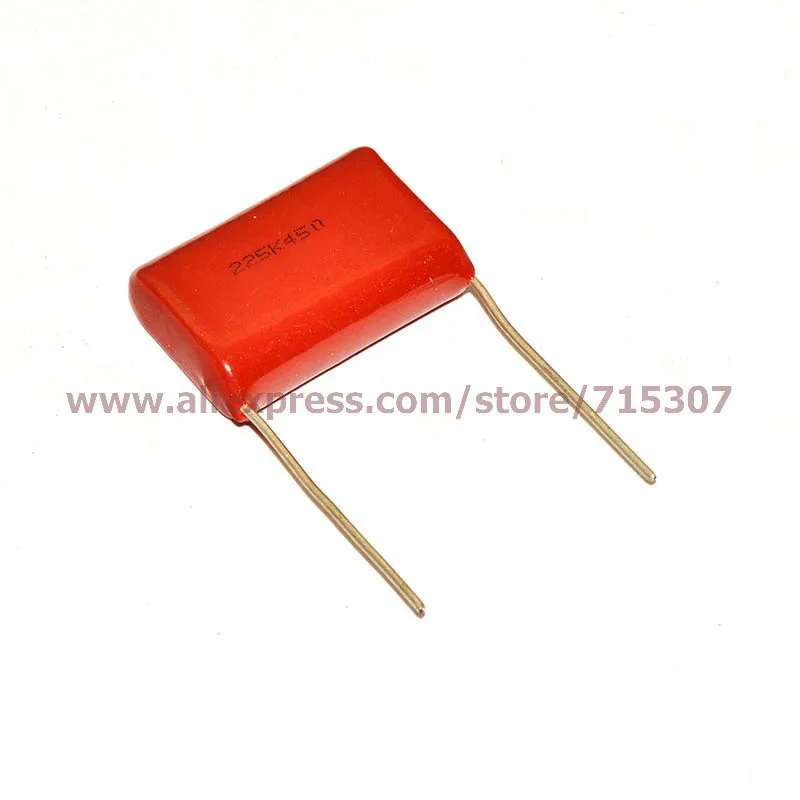 Polypropylene film capacitor CBB 450V 225 2.2UF 2200NF 20MM