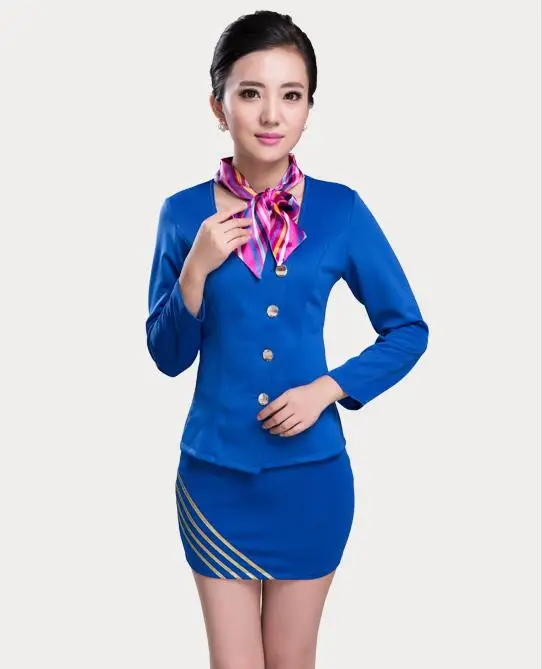 Sexy Occupation Work Uniform Stewardess Uniform Airline Stewardess ...