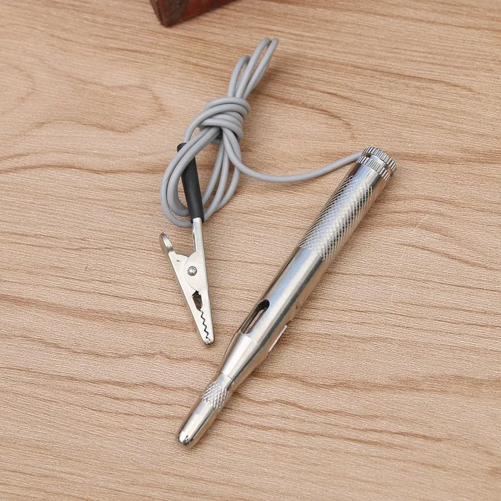 

Voltage Tester Pen DC 6V-24V Auto Car Truck Motorcycle Circuit Test Pen Security Car Circuit Test Copper Pencil