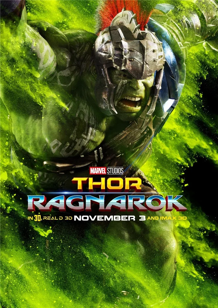 Тор RAGNAROK плакаты кино-стикеры Настенные с белым покрытием бумажные принты Высокое разрешение домашнего искусства бренд гостиная спальня бар - Цвет: Фиолетовый