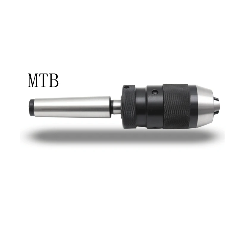 Mohs taper shank MT1 MT2 MT3 MT4 R8 straight shank connecting rod C12 C16 C20 C25 C32 B18 1-16mm self-tightening drill chuck