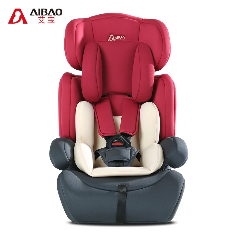 Детский автомобиль безопасности стул для младенца безопасности Carseat Регулируемый сидя и лежа детский бустер сиденье 9 months to 12 years Old - Цвет: Розовый