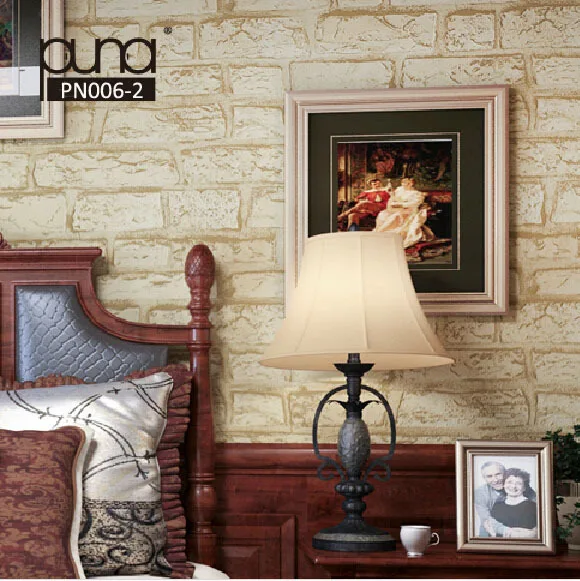 

Wholesale papel de parede brick wallpaper rolls 3d wall paper for living room vinyl wallcoverings background 3D stone wallpaper