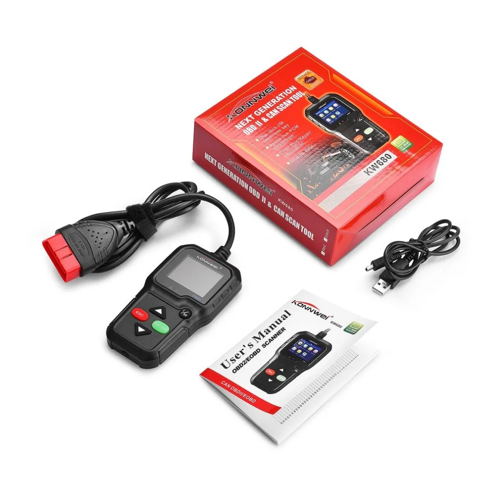 

Mini Portable Automotive Scanner KONNWEI KW590 Practical Auto Diagnostic Tool Compact Design Car Auto Accessory