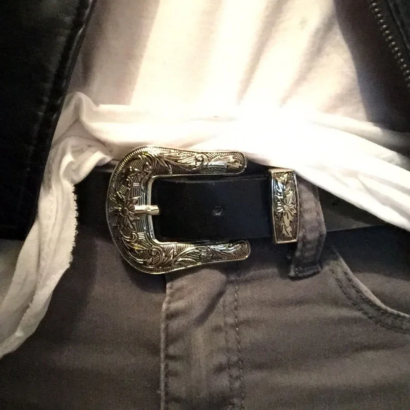 

Trendy Hot Sell Women vintage pin buckled waist belt hot sale New brand female casual jeans belt accessorie for dress