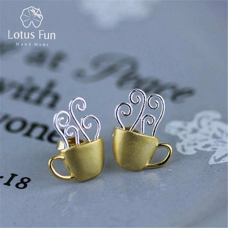 Lotus весело Настоящее стерлингового серебра 925 природных творческий ручной Fine Jewelry