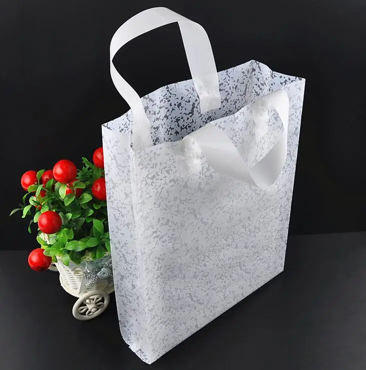 35*45cm+10cm Super large shopping plastic gift bag with