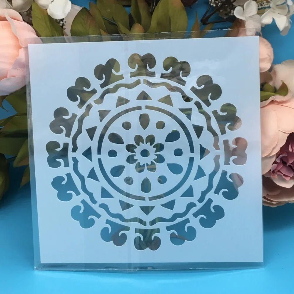 

15cm 5.9" Wheel Circle DIY Layering Stencils Wall Painting Scrapbook Coloring Embossing Album Decorative Paper Card Template