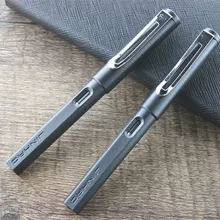 jinhao 0,38 мм перо каллиграфия ручка Роскошный Матовый Черный 0,5 мм Тонкий перо Хорошее письмо авторучка для рисования