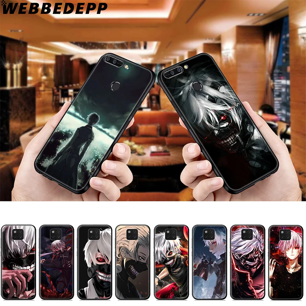 WEBBEDEPP Tokyo Ghoul Soft Case for Huawei Mate Honor 20 6A 7A 7C 7X 8 9 9X 10 View Lite Pro 30 |