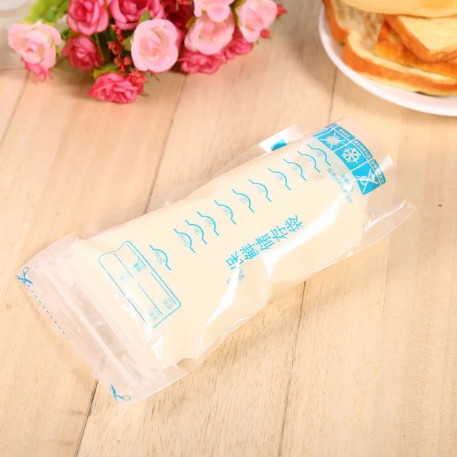 20 Pieces Breast Milk Storage Bag BPA Free Baby Safe Feeding Bags 250ml Milk Freezer Bags Mother Milk Baby Food Storage