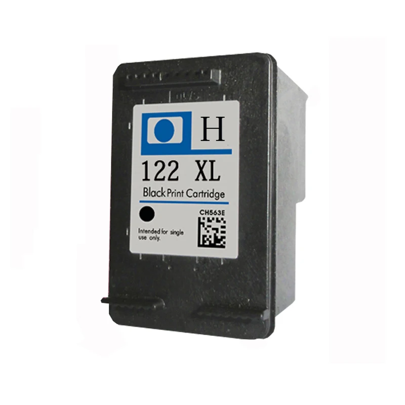 

1pcs inkjet cartridge for hp122  HP 122 CH563HE for hp122XL BK Deskjet 1510 1050A 2050A 3050A e-All-in-One