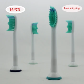 

16PCS HX6014 Oral Electric Toothbrush Attachments Replacement Brush Heads Fits For Philips HX6011/6013/6014/6016/6017