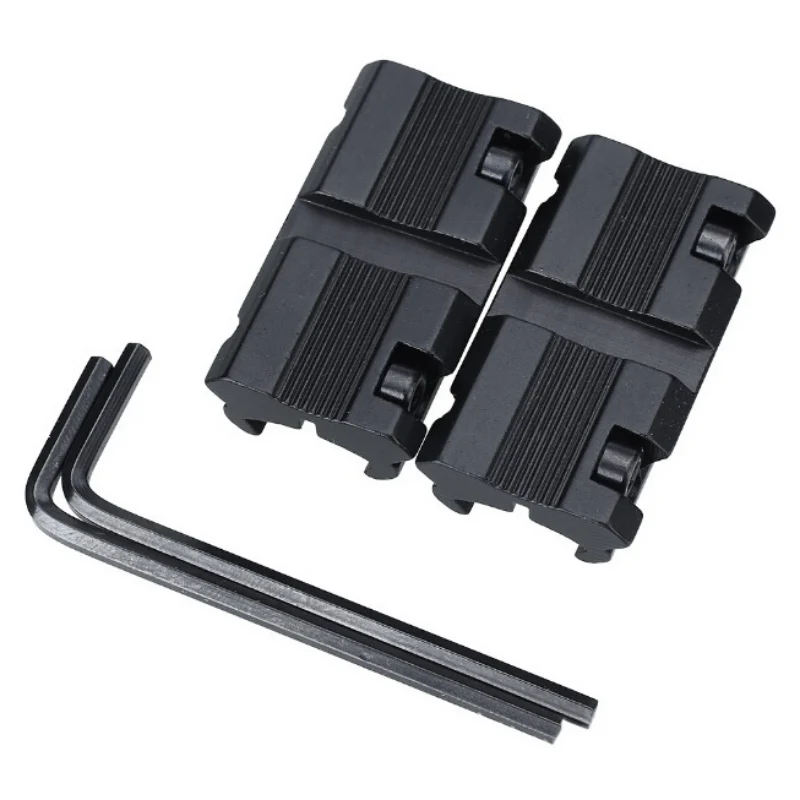 

2PCS/Set Ring Converter 11mm to 20mm Hunting Rifle Gun Scope Mounts Base Tactical