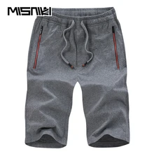 MISNIKI летние мужские льняные шорты повседневные свободные шорты на молнии льняные Бермуды для пляжа шорты AXP95