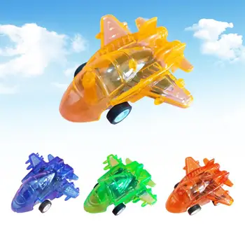 

LeadingStar 3Pcs/Set Mini Cartoon Pull Back Airplane Modeling Toys for Kids