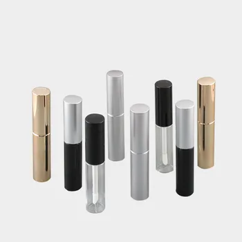

New Arrival 100 x Empty 8ml UV Gold Silver Mascara Tube Eyelash Vial Liquid Bottle Container 8cc Lip gloss Tube Eyeliner Bottle