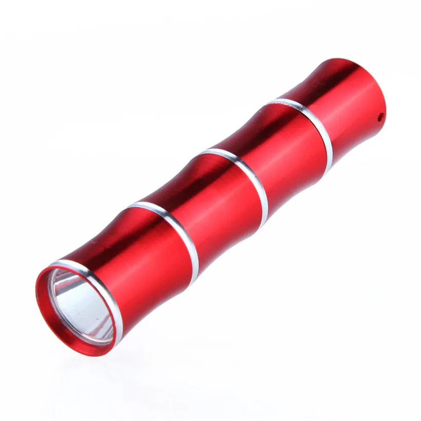

Outdoor LED Flashlight Mini Mini Portable Supper Bright Flashlight Bamboo Shape LED Flashlights Camping EDC Accessories 4A