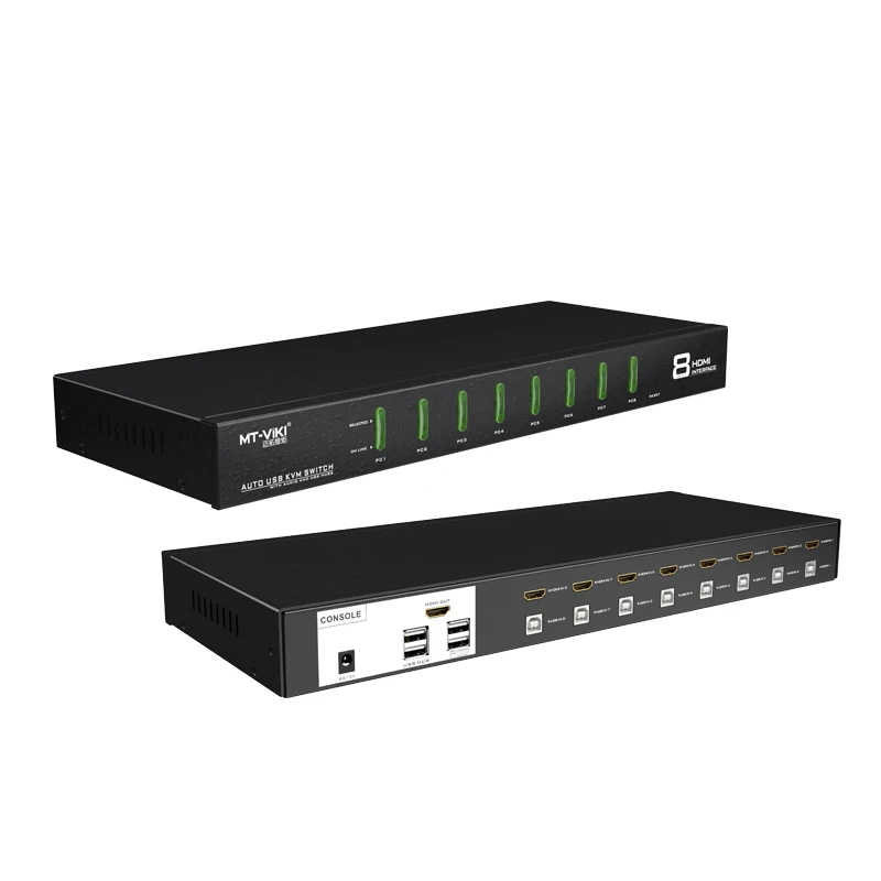MT Viki переключатель KVM с 8 портами HDMI 4K x 2K автоматическая клавиша Hotkey выберите EDID