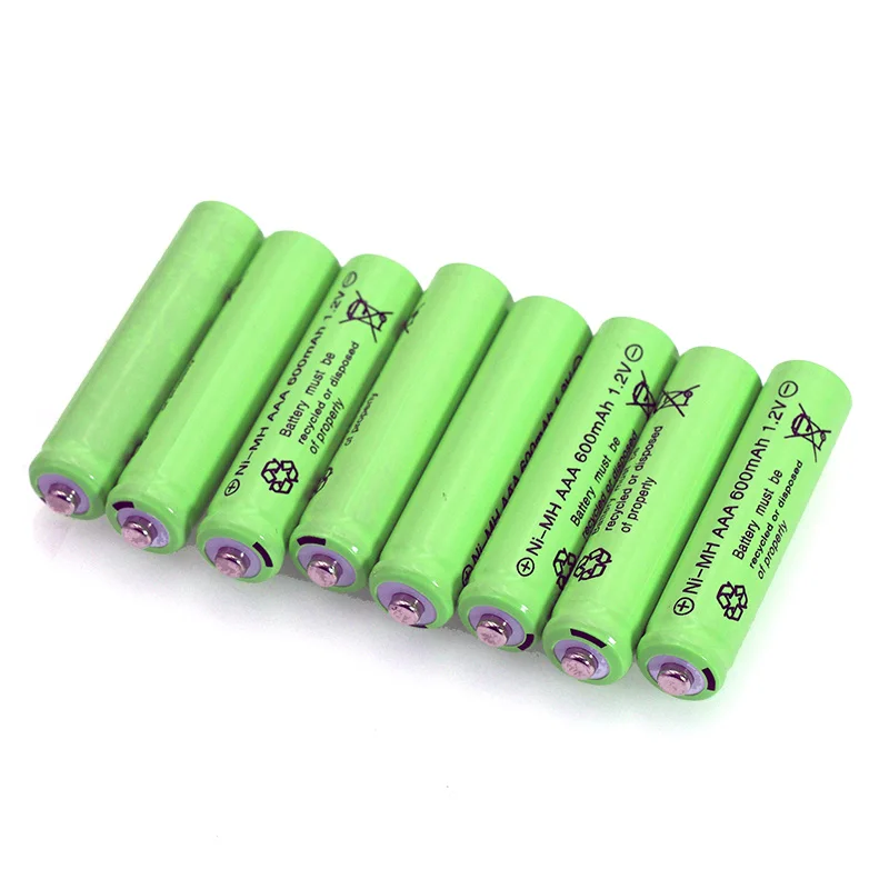 1,2 V Ni-MH AAA батареи 600mAh перезаряжаемые nimh батареи 1,2 V Ni-MH aaa для электрического дистанционного управления автомобиля игрушки RC ues