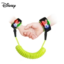 Disney Детская безопасность замок детские анти потерянный соединитель на запястье жгут ремень поводок Прогулки ручной ремень Группа Браслет для малышей
