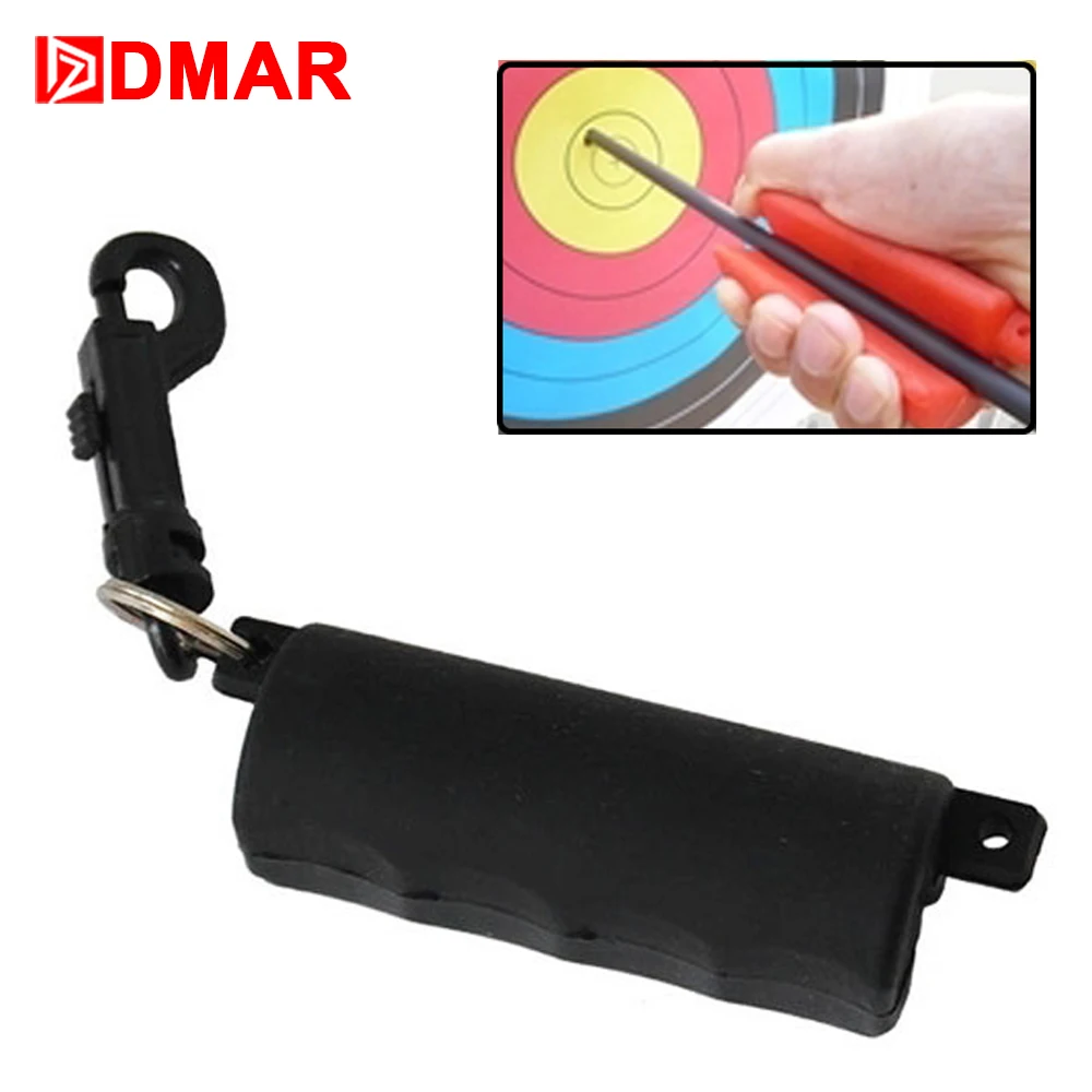 

DMAR Silica Gel Archery Arrow Gripper Puller Archery Target Hunting Shooting Bow Arrow Pull Remover With Keychain Accessories