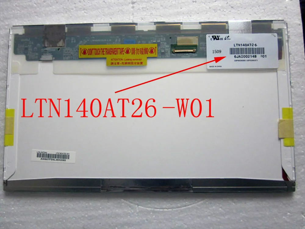 LTN140AT26-W01 LTN140AT26 W01 40-контактная оригинальная панель ЖК-экрана 1366*768 | Компьютеры и