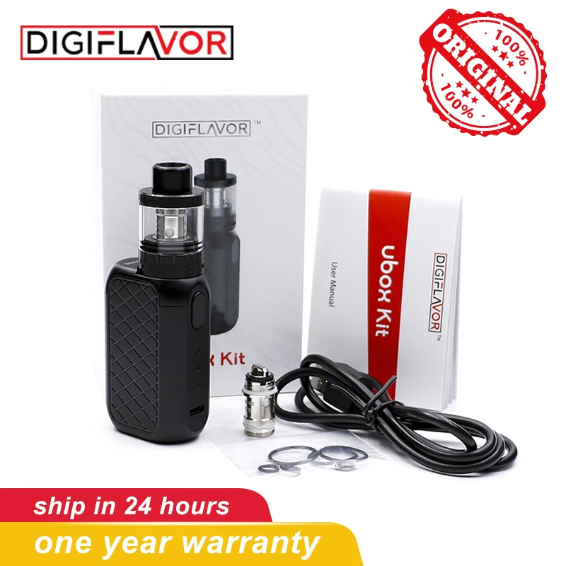 Preise Original Digiflavor Ubox vape Kit mit 1700mAh batterie 2ml tank 28w vape mod elektronische Zigarette vape kit