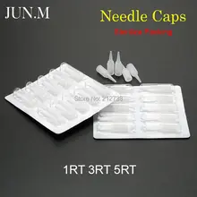 200 шт. иглы колпачки стерилизации блистер упаковка Перманентный макияж иглы Советы 1RT 3RT 5RT