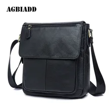 Tendencia Caliente de Cuero Para Hombre Bolsa de Mensajero de Los Hombres de Negocios de Ocio Solo Bolso de Hombro Crossbody Bolsos de piel de Vaca Natural 177