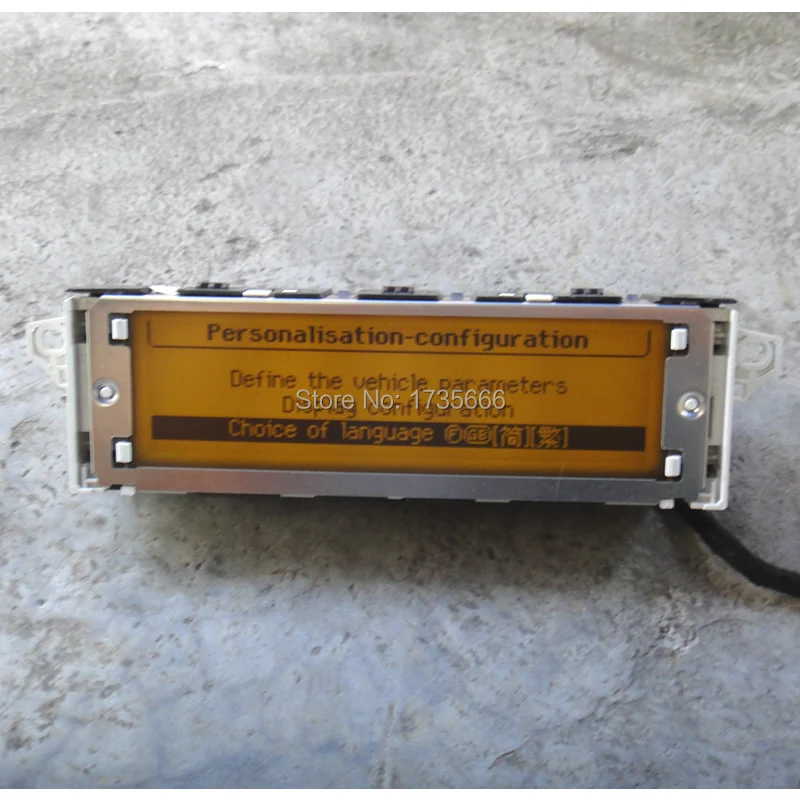 Фабричный автомобильный экран Поддержка USB и Bluetooth Дисплей Варан желтый 4 меню для peugeot 307 407 408 citroen C4 C5