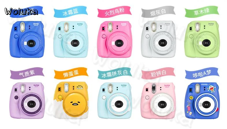 Пленка для Instax MINI 9 контейнер для фотоаппарата комплект мультфильм включает в себя мини-9 камеры одноступенного процесса 8 7 s 25 50 s 9 90 Камера Sp-2 фото Бумага для коаксиального кабеля F CD50 T06