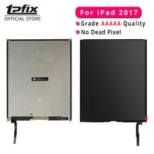 By DHL TPFIX For iPad 2017 LCD Grade AAAAA 100% Tested Well For iPad 2017 Screen Display 9.7 Inch A1822 A1823 Tablet Replacement