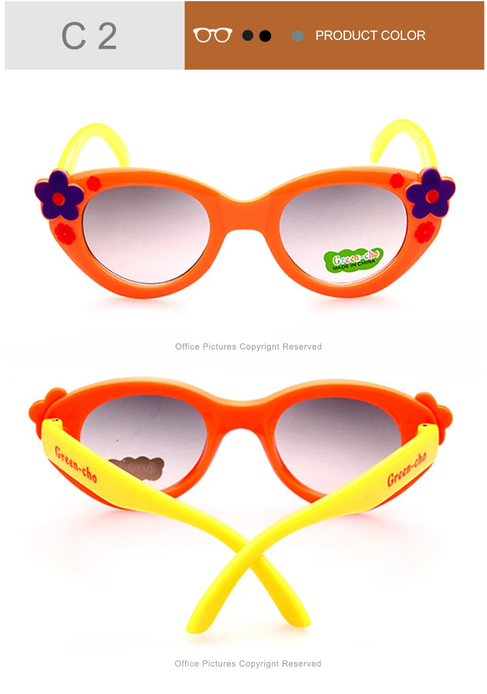 jumlai 2018 NEW Children Goggle Girls Sunglasses Hot Fashion Boys Girls Baby Child Classic Retro Cute Sun Glasses UV400 (4)