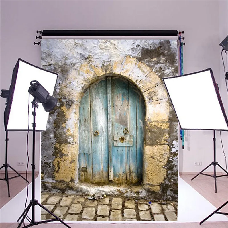 

Vintage door Photography Background Retro Studio Digital Printing Newborn Backdrops For Photo Studio Photobooth Props