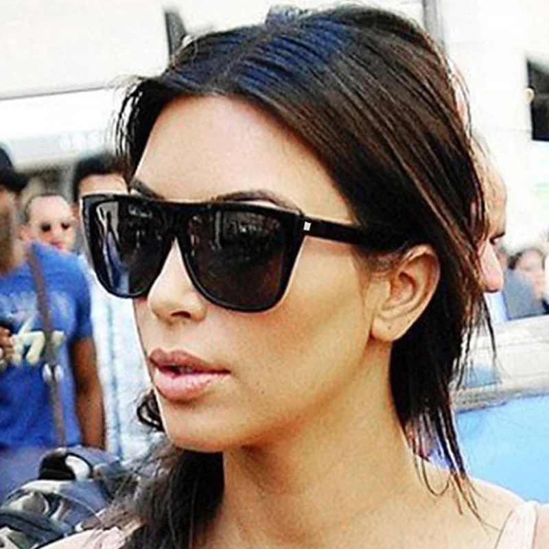 2019 Italy Luxury Brand Oversized Square Sunglasses Women Brand Designer Retro Frame Sun Glasses For Female Trendy Big oculos