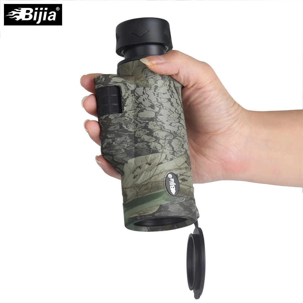 BIJIA 10x42 высокое качество 4 цвета многослойный BAK4 призма Монокуляр охота птица