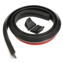 1.5 m 탄소 섬유 고무 자동차 자동 리어 스포일러 외관 리어 스포일러 키트 자동차 스타일링 자동차 액세서리 유니버설 리어 스포일러(China)