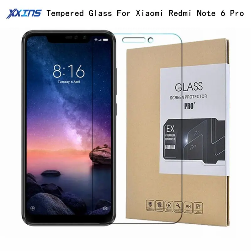 

Tempered GLASS For Xiaomi Redmi Note 6 Pro Global Version 3GB 4GB 32GB 64GB Smartphone Snapdragon 636 Screen Protective Film