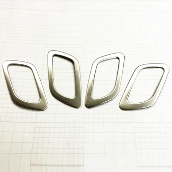 

For Citroen C4 2016 Accessories Stainless steel Car inner door Bowl decoration strip Cover Trim sticker car styling