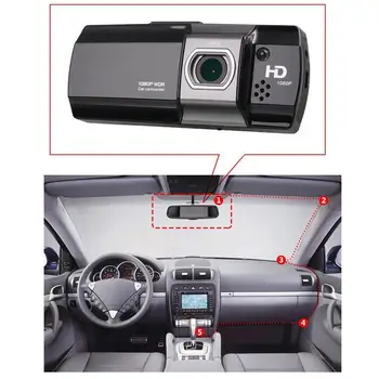 

Car DVR Camera 96650 AT500 DVRS Full HD 1080P Video Registrator Recorder HDR G-sensor Night Vision Dash Cam