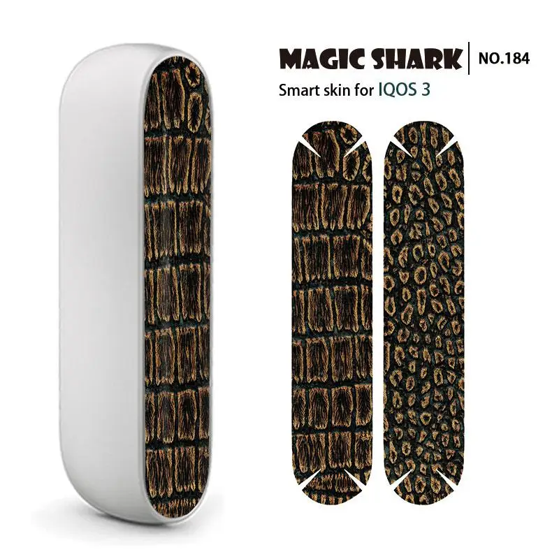 Чехол наклейка Magic Shark Army Flamingo Zebra Snake Super Heros для IQOS 3 пленка 0 182 197|Наклейки