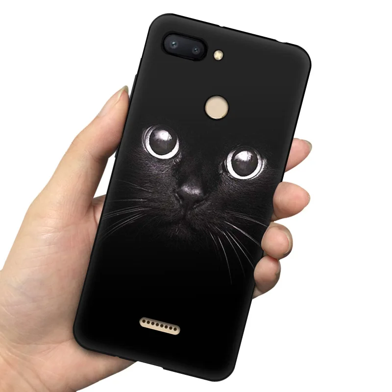 Чехол EiiMoo для Xiaomi Redmi 6 чехол 6A силиконовый на заднюю панель телефона Xaomi мягкий из
