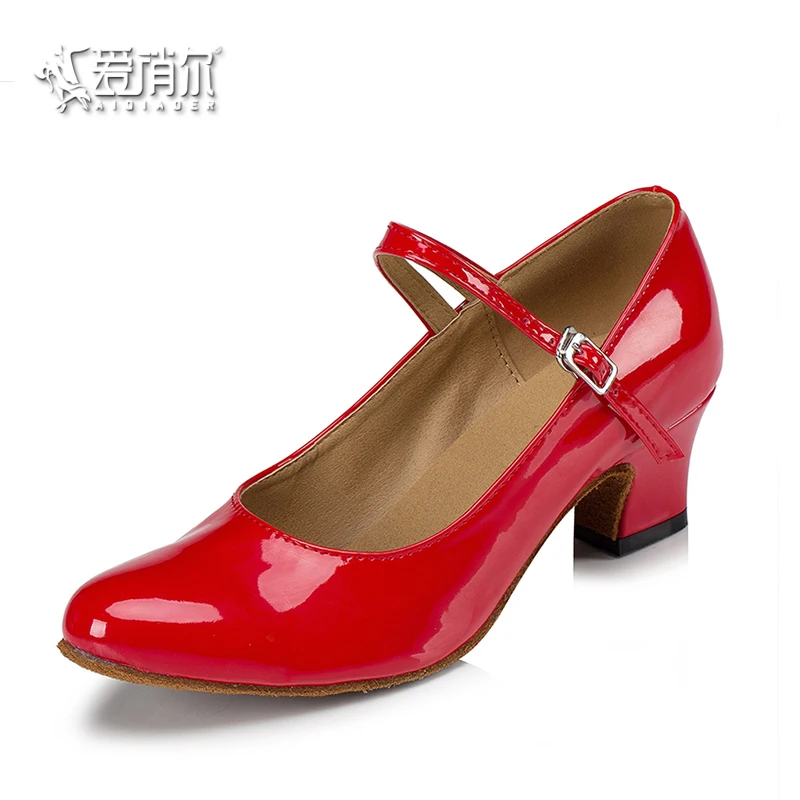 leather salsa shoes
