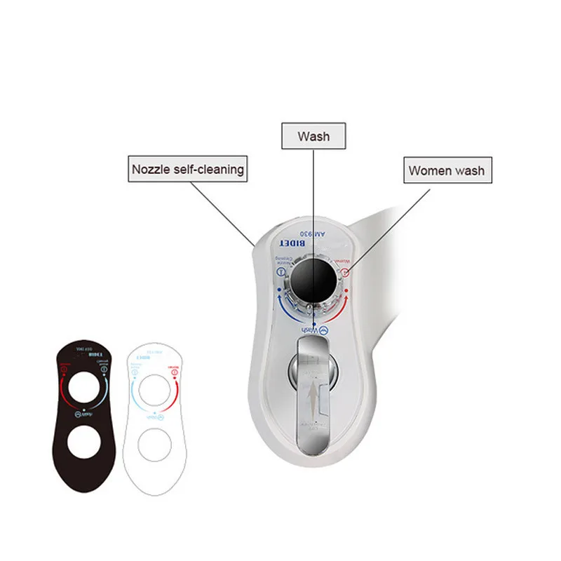 Одиночная холодная вода двойное сопло spary биде, не стульчак с электроподогревом Душ биде, женщины ягодицы приспособление для чистки анального отверстия сопло биде, J17606