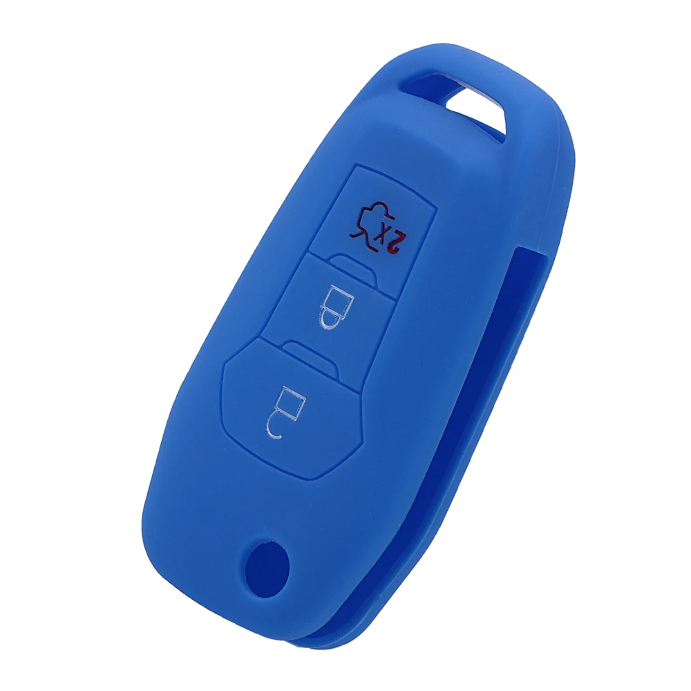 

Silicone Car Remote Key Fob Shell Auto Accessories Key Case for Car Interior Accessories Key Cover Case For FORD NEW MONDEO