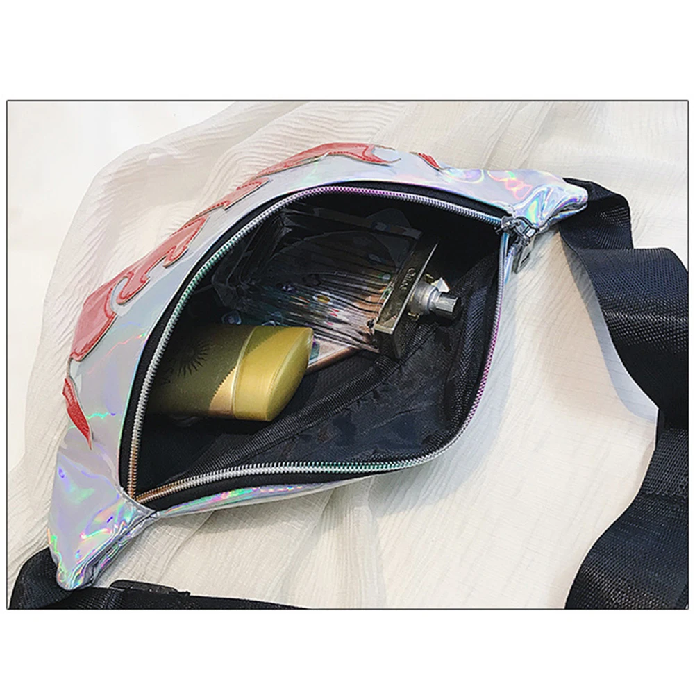 الأزياء لهب خليط الليزر بريق المرأة Crossbody حقيبة الرياضة الخصر الحقيبة الهاتف المحمول حقيبة الخصر حزم الأزياء لهب خليط الليزر بريق المرأة Crossbody حقيبة الرياضة الخصر الحقيبة الهاتف المحمول حقيبة الخصر حزم