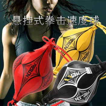 

Wholesale 3 Color Good Quality Nano fabric Boxing Speed Ball Punching Bag Exercise Body Building SpeedBalls with Valve Core